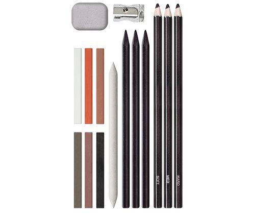 Derivan Art Sketch Set 15 piece - Zart