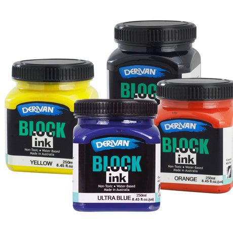 Derivan Block Ink 250mL - Zart