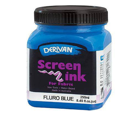 Derivan Screenprinting Fluorescent Ink 250mL - Zart