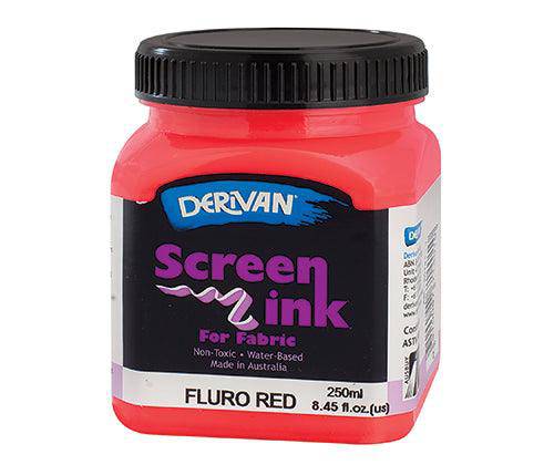 Derivan Screenprinting Fluorescent Ink 250mL - Zart