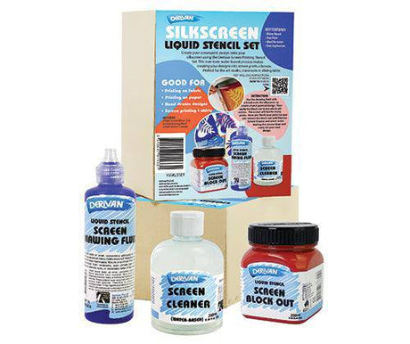 Derivan Silkscreen Liquid Stencil Set - Zart