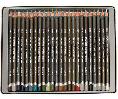 Derwent Graphitint Pencils Assorted Pack of 24 - Zart