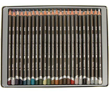 Derwent Graphitint Pencils Assorted Pack of 24 - Zart