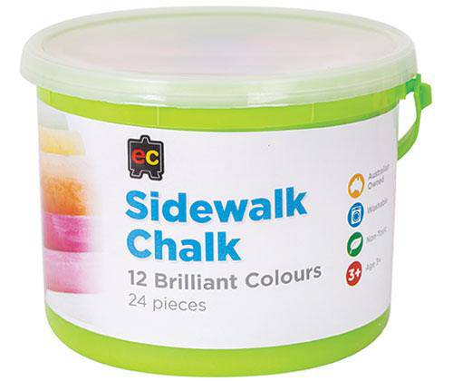 EC Sidewalk Chalk Pack of 24 - Zart