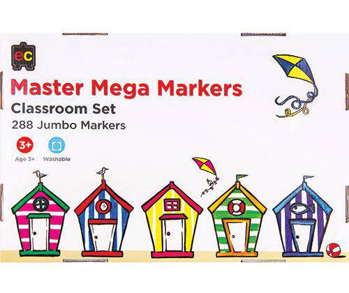 EC Master Mega Coloured Markers - Zart