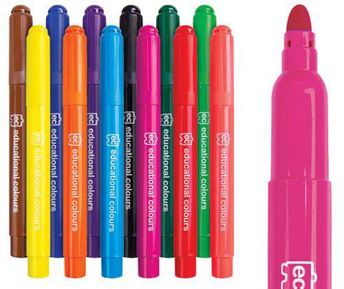 EC Master Mega Coloured Markers - Zart