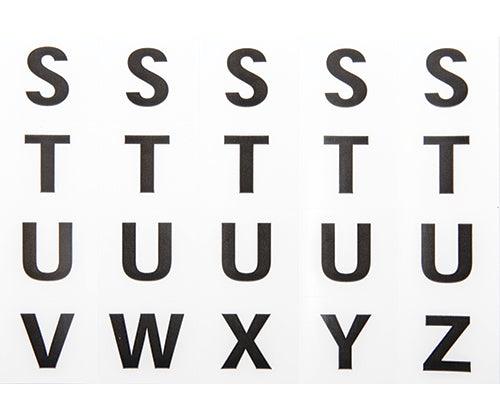 Alphabet Stickers 40 Sheets - Zart