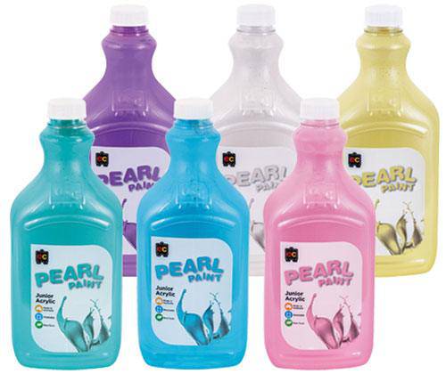 Acrylic Pearl Paint 2L Set of 6 - Zart