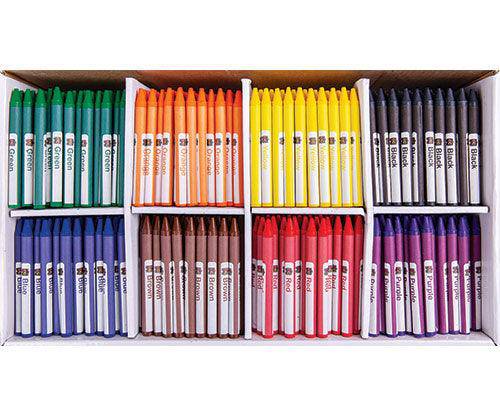 EC Creative Crayons 8 Colours Classroom Pack of 800 - Zart