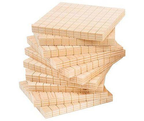 Wooden Base Ten Flats 10 Pieces - Zart