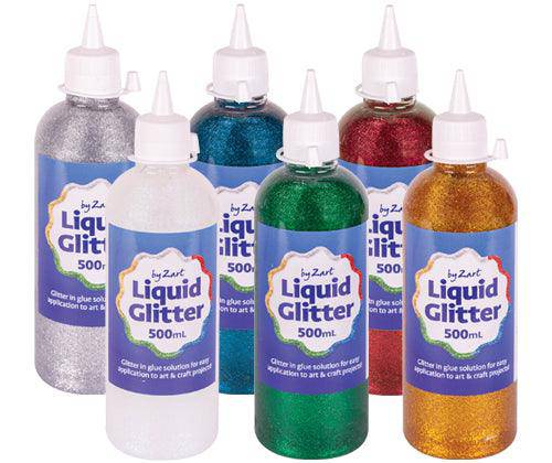 Liquid Glitter 500mL Pack of 6 - Zart