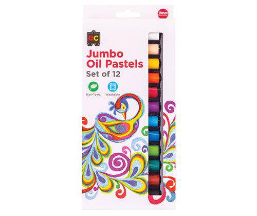 EC Jumbo Oil Pastels Pack of 12 - Zart