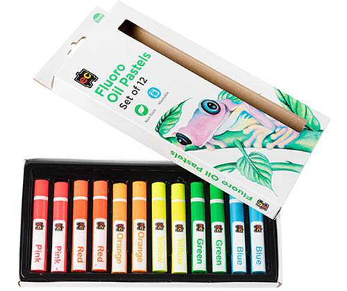 EC Jumbo Oil Pastels Pack of 12 - Zart