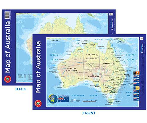 Map of Australia Poster - Zart