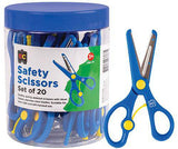 EC Spring Loaded Scissors Tub Pack of 20 - Zart