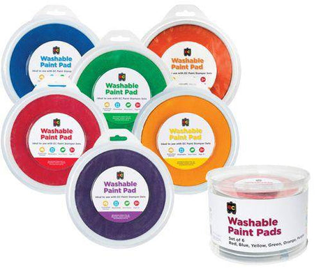 Washable Paint Pad Assorted Pack of 6 - Zart