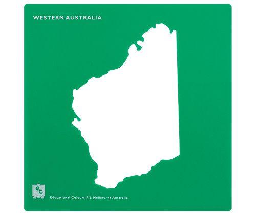 Stencil Set Australia and State Maps Pack of 8 - Zart