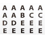 Alphabet Stickers 40 Sheets - Zart