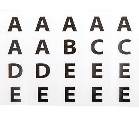 Alphabet Stickers 40 Sheets - Zart