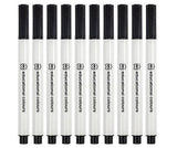 EC Whiteboard Markers 2.9mm Bullet Black Pack of 10 - Zart