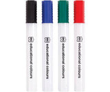 EC Whiteboard Markers Thick Coloured Pack of 4 - Zart