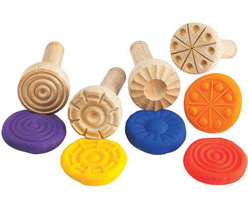 Wooden Dough Stampers Pack of 4 - Zart