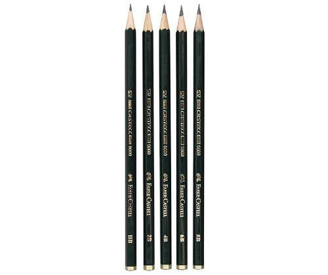 Faber-Castell 9000 Graphite Pencil Set Pack of 5 - Zart