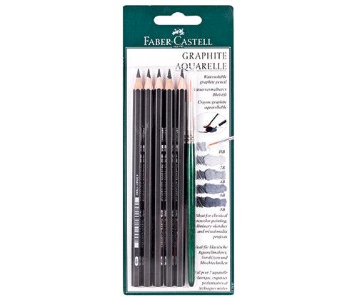 Faber-Castell Graphite Aquarelle Pencils Pack of 5 - Zart