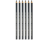 Pitt Charcoal Pencils Medium Pack of 6 - Zart