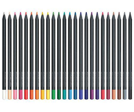 Faber-Castell Black Edition Colour Pencils Pack of 24 - Zart