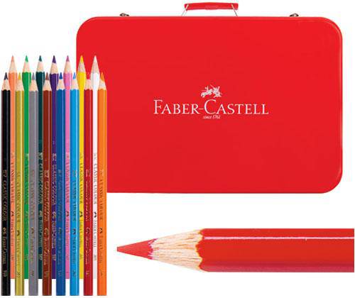 Faber-Castell Classic Colour Pencils Assorted Tin Pack of 300 - Zart