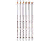 Faber-Castell Polychromos Colour Pencil White Pack of 6 - Zart