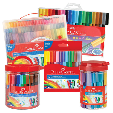 Faber-Castell Coloured Connector Pens Sets - Zart