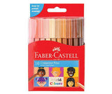 Faber-Castell World Colours Connector Pens Pack of 10 - Zart