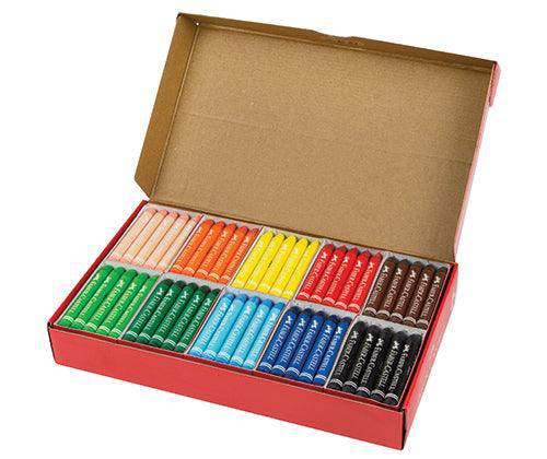 Faber-Castell Jumbo Crayons 10 Colours Classpack of 200 - Zart