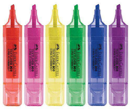 Faber-Castell Textliner Highlighters Ice Markers Pack of 6 - Zart