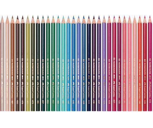 Faber-Castell Watercolour Pencils Sketch Tin Assorted Pack of 60 - Zart