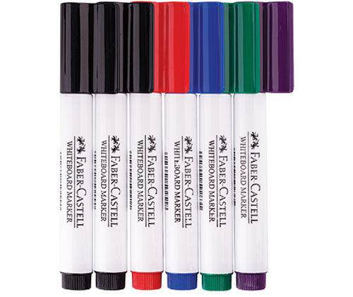 Faber-Castell Connector Whiteboard Markers Coloured Pack of 24 - Zart