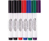 Faber-Castell Connector Whiteboard Markers Coloured Pack of 24 - Zart