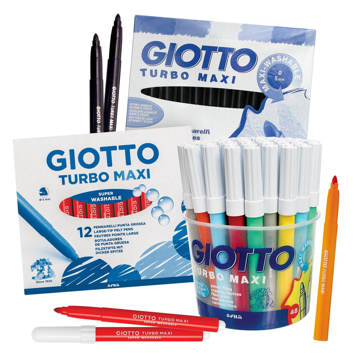 Giotto Turbo Maxi Marker Sets - Zart