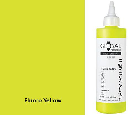 Global High Flow Acrylic Paint 250mL - Zart