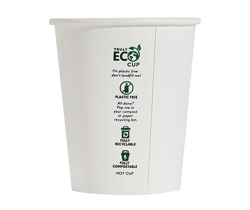 ECO Paper Cups White Pack of 50 - Zart