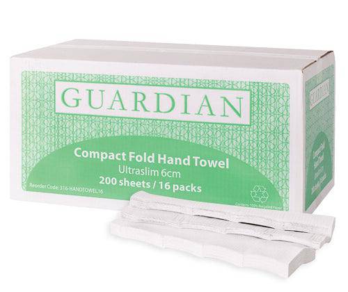 Guardian Paper Hand Towel 16 Packs of 200 Sheets - Zart