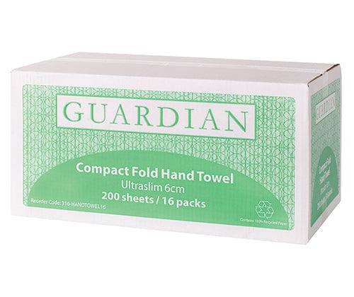 Guardian Paper Hand Towel 16 Packs of 200 Sheets - Zart