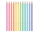 Jasart Pastel Pencils Pack of 12 - Zart