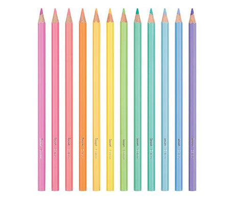 Jasart Pastel Pencils Pack of 12 - Zart