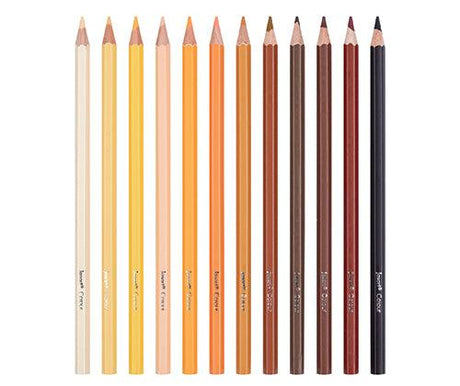 Jasart Skin Tones Pencils Pack of 12 - Zart