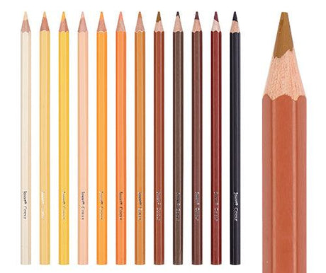 Jasart Skin Tones Pencils Pack of 12 - Zart