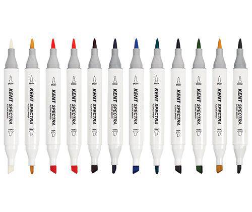 Kent Spectra Marker Coloured Pack of 12 - Zart