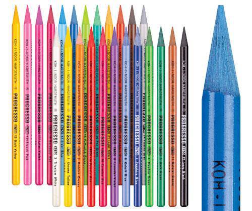 Progresso Colour Pencils Pack of 24 - Zart